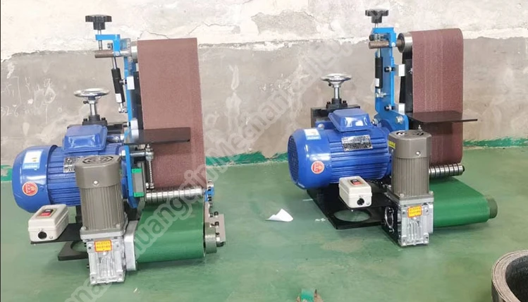 Manufacturer flat metal deburring mini surface grinding machine