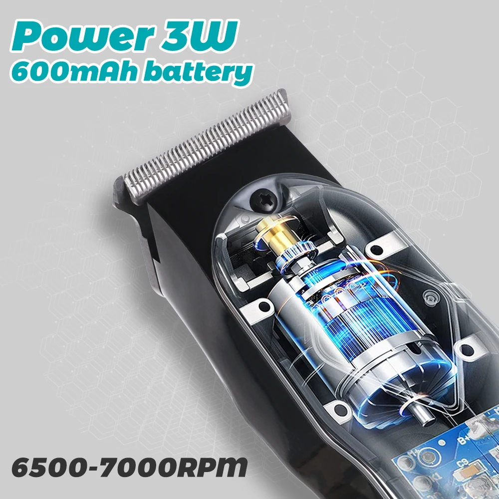 3W Solar Professional Barber WINNING STAR ST-5609 Combo