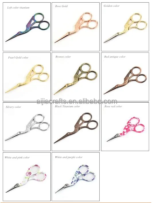 Ciseaux à Fil Dorés Fine Instruments – 11,5 Cm, Acier Inoxydable, Affûtés Main, Parfaits Pour La Couture