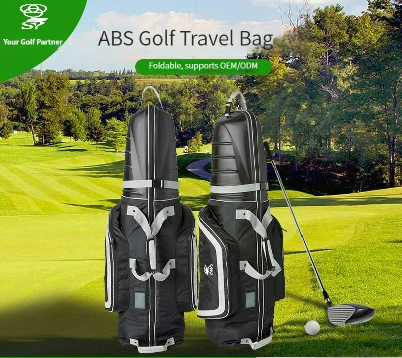 Abs Hard Case Top Lightweight And Easy To Maneuver Golf Travel Cover Golf Travel Bag For 