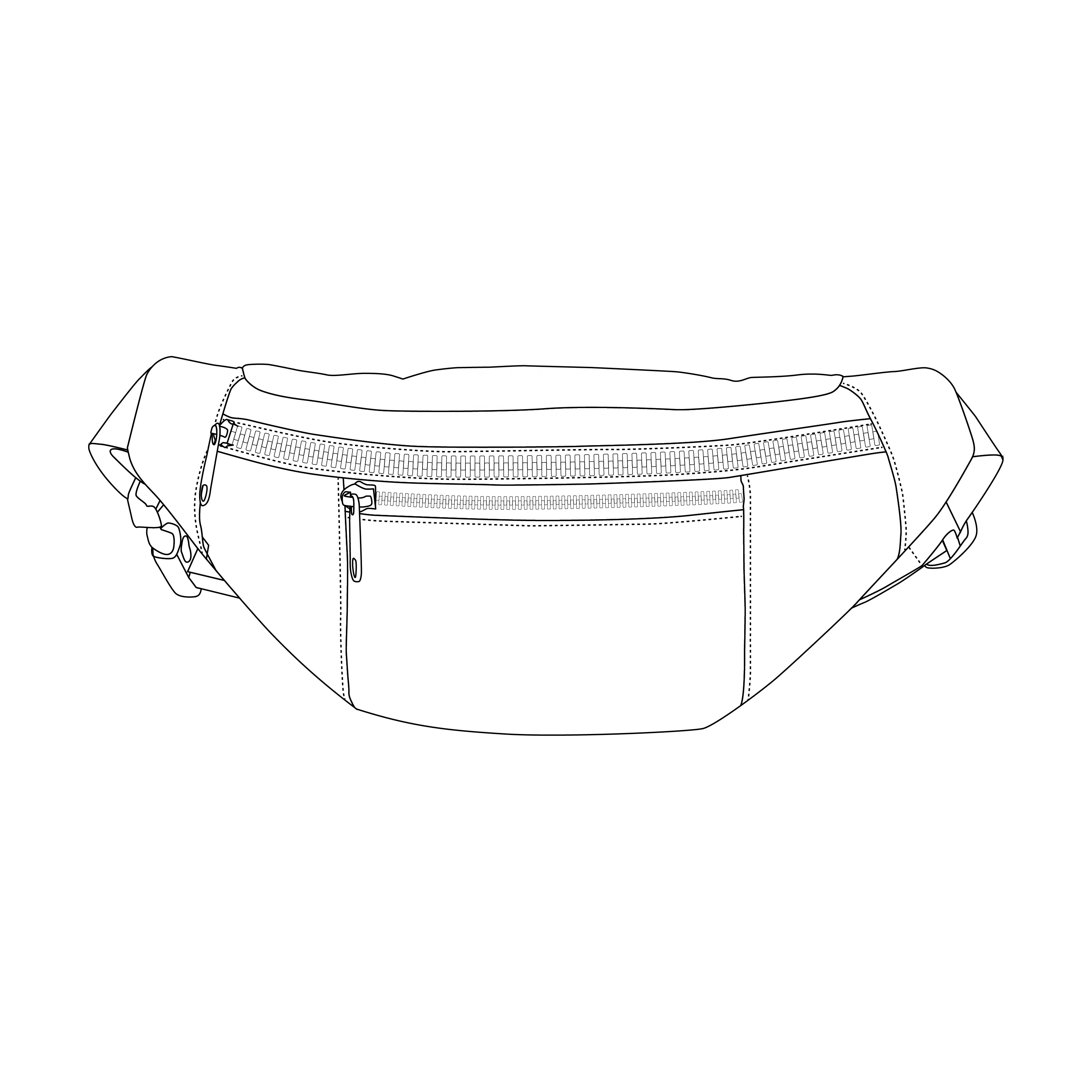 Fashion Custom Waist Bag Custom Logo Sports Shopping Bags Cheap Travel
