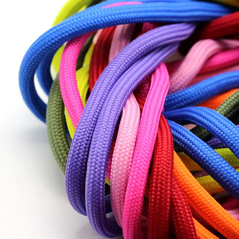 Wholesale Round Hoodie Drawcord String Lace Braided Cotton Polyester Rope Tipped Shoelace Trousers Drawstring