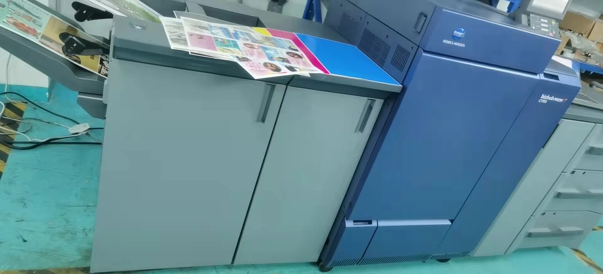 A3 Color Copiers for Konica Minolta Bizhub Press C1085 C1100 C6100 C6085 with Finisher and Paper Bank