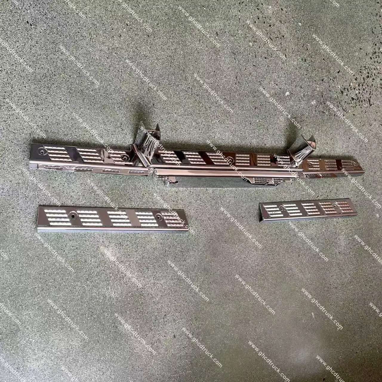 GHCD NEW PRODUCT CHROME-PLATED MID BUMPER STEEP COVER GARNISH for JAPANESE TRUCK MITSUBISHI FUSO SUPER GREAT/HINO/NISSAN/ISUZU