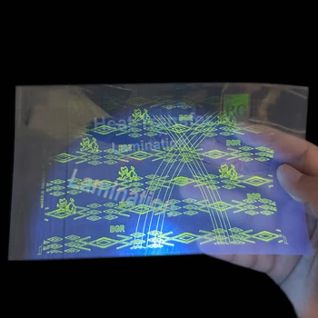 Custom Clear Lamination Overlay Hologram Holo Stickers Inkjet Printable ...