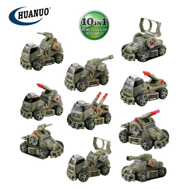 10 в 1 75 шт. набор конструкционных мини-автомобилей