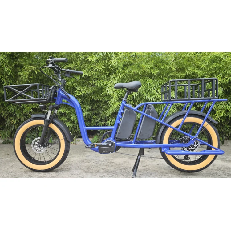 Long tail rear cargo ηλεκτρικό ποδήλατο χονδρικής φορτίου ebike ισχυρό ηλεκτρικό ποδήλατο φορτίου f