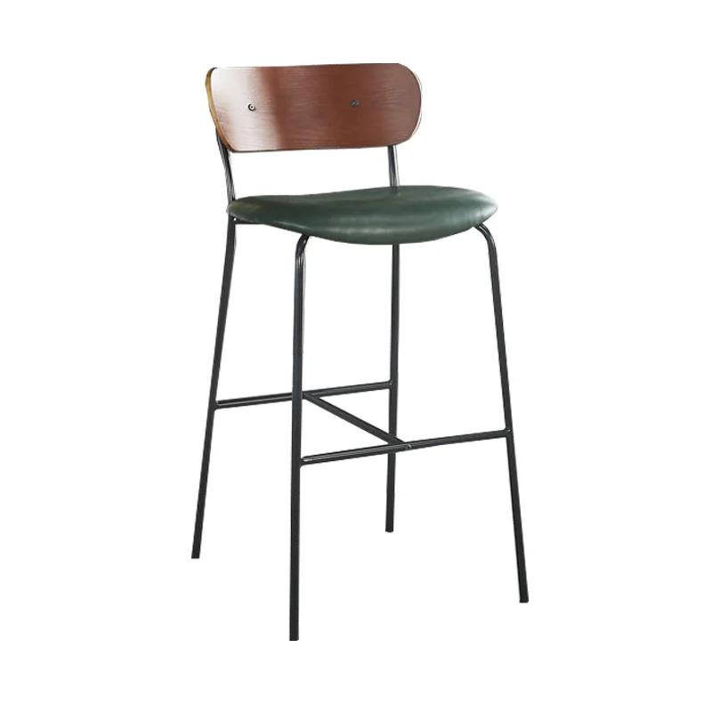 Green bar Stool Modern High Table and Set Acrylic Nail Chaise De Adjustable Velvet Fabric Folding Bar Chair