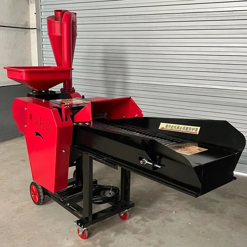 Large Household Cutter and Kneading Machine Corn Stalk Crushing Horse Cattle and Sheep Wet and Dry Grass Chopper for Cattle
