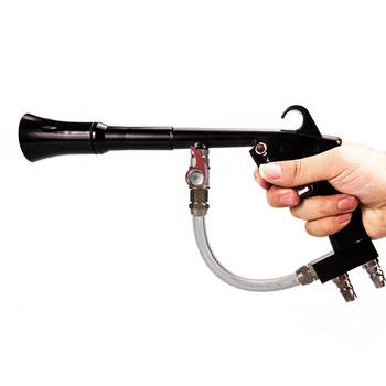 Auto Reinigingspistool, SPTA Auto Reinigingsset met Waspistool, Borstels, Handdoek, auto Interieur Waspistool, Reinigingspistool met Handvat, Automatische Hogedrukreiniger voor Lether, Stoele