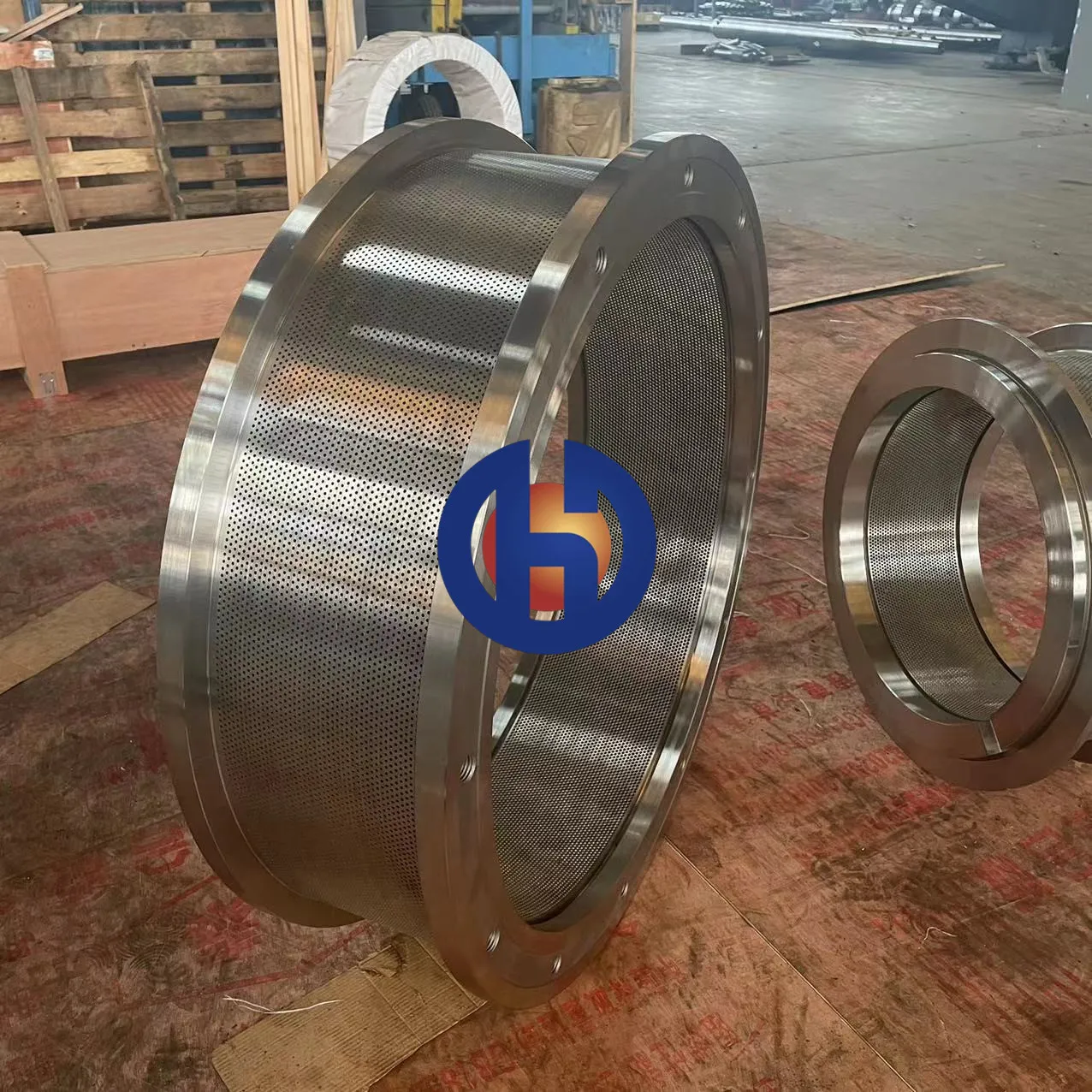 New for MUNCH YEMMAK ZHENGCHANG CPM SZLH Pallet Mill Machine Spare Parts Pelletizer Matrix Matrize Pellet Ring Die 8 Ton/h