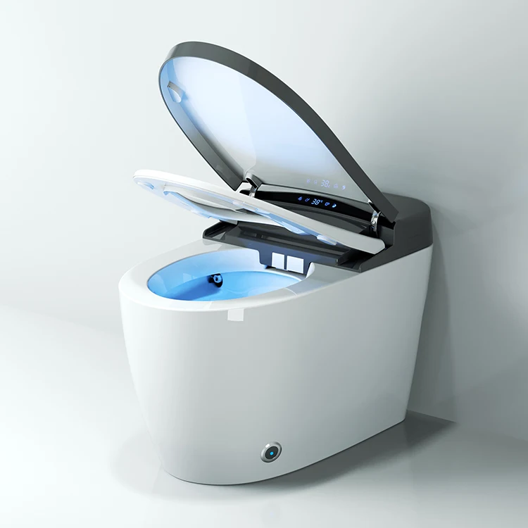 220v Japan One Piece Wc Self Cleaning Full Automatic Flush Sensor