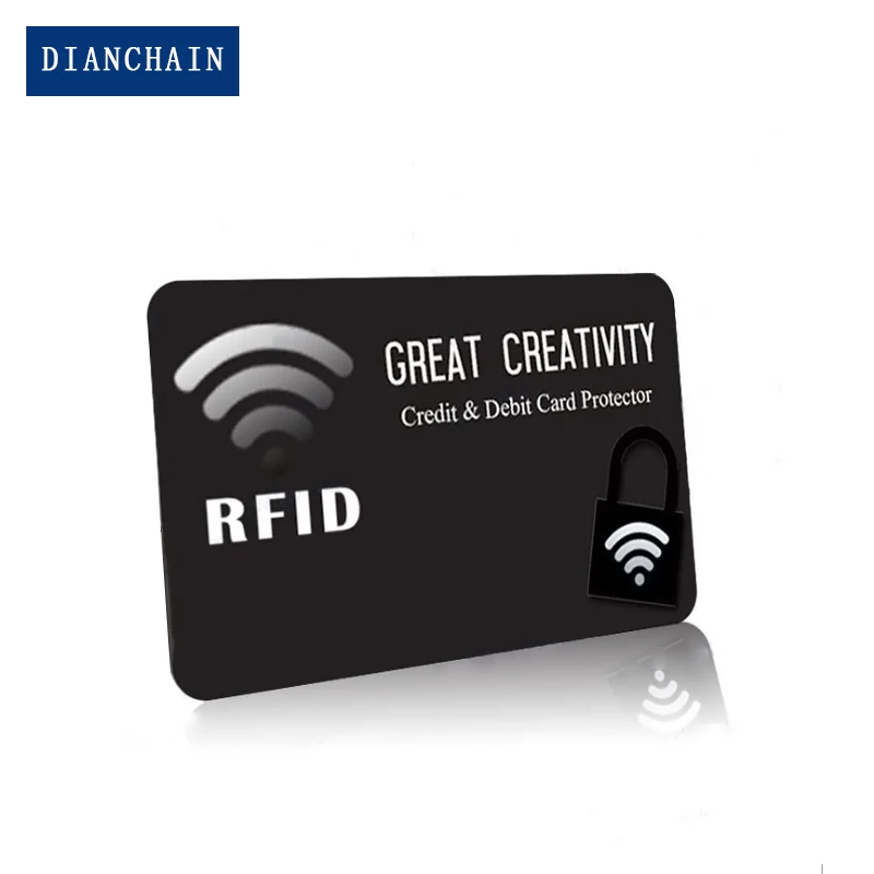 RFID Blocking Card NFC Shielding Anti-theft Swipe to Prevent ID/Bank Card Information From Being Stolen