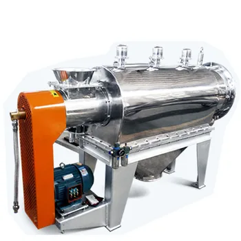 Stainless Steel Airflow Shellac Wood Chips Centrifugal Screen Separator Sifter Sieve Machine/air Jet Sieving for Powder Motor