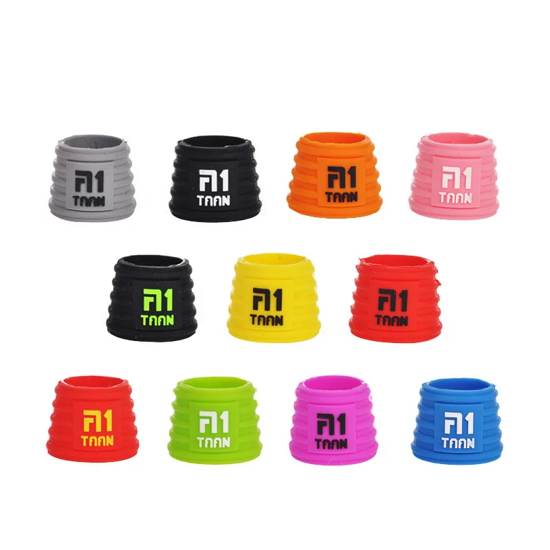 Customized Logo High Quality Silicone Overgrip Silicone Tennis Racket Grip Rings Paddle Silicone Grips