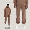 Ankle banded pants-Brown