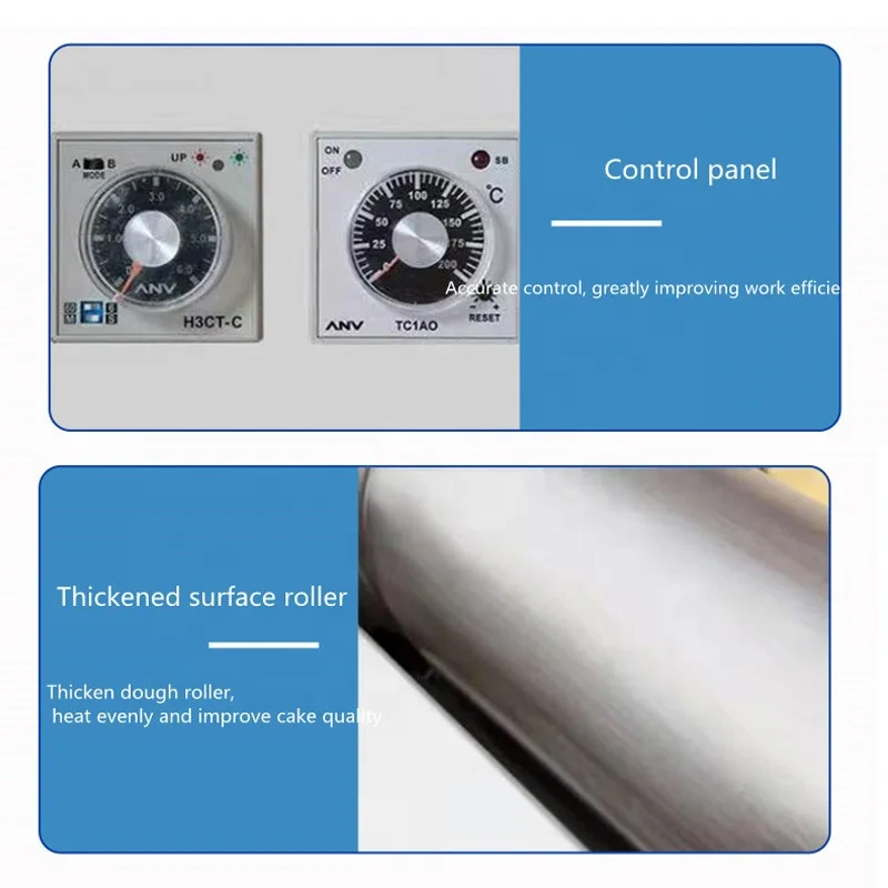 Stainless Steel Mango Cake Layer Making Machine Spring Roll Skin Wrapper Maker Melaleuca Cake Crust Machine