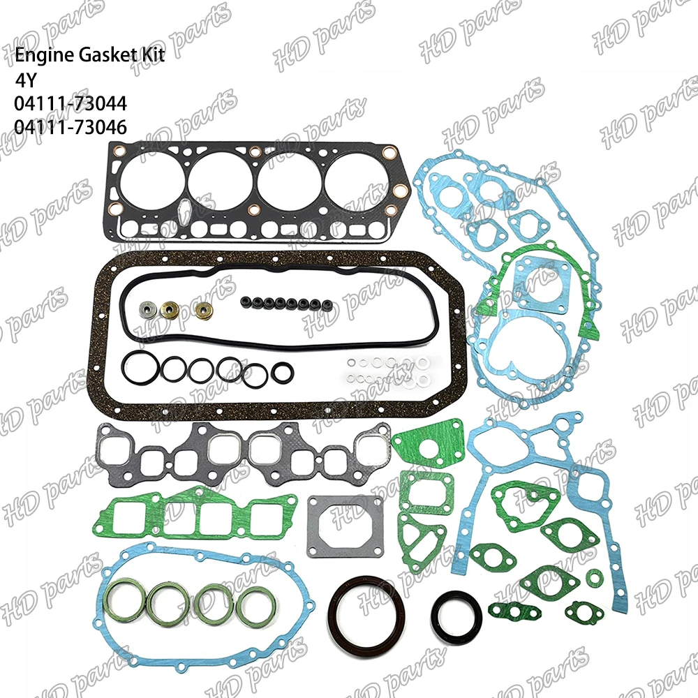 4Y Gasket Kit - Toyota Engine Repair Parts Set by HDPARTS