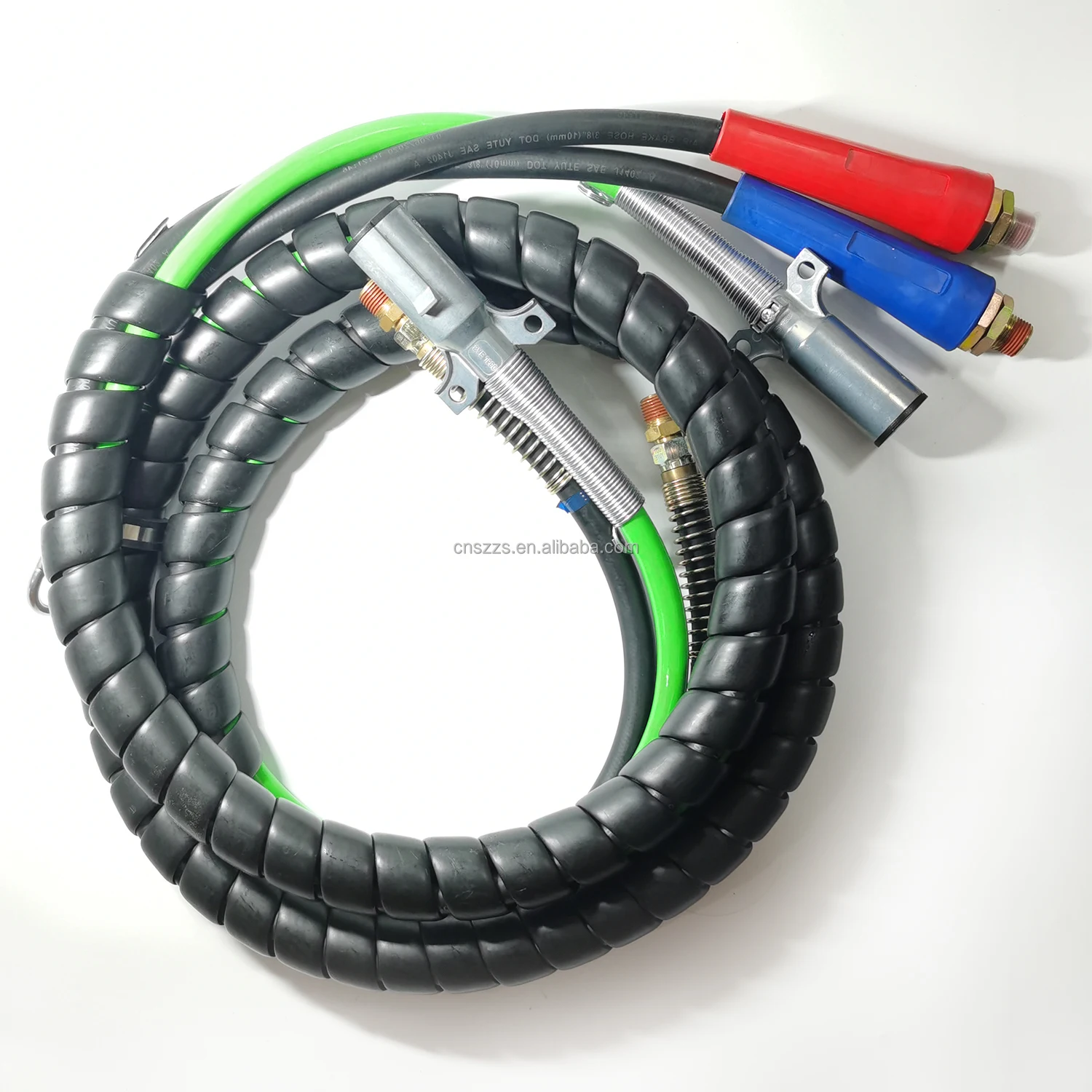 ABS Cable & 12 15FT 3 in 1 WRAP 7 WAY ELECTRICAL TRAILER CORD CABLE ABS ...