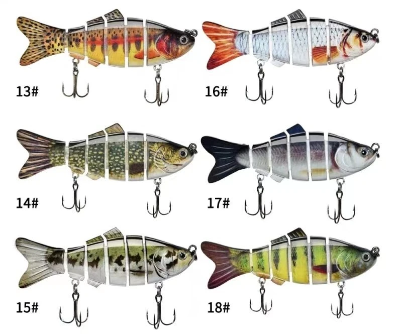 Fish Lures Factory Multi Jointed Fishing Lures Wholesale Segmented