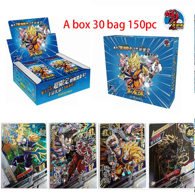 Dragon Ball Z Anime Super Heros Booster Box Diamond Flash Cards Son