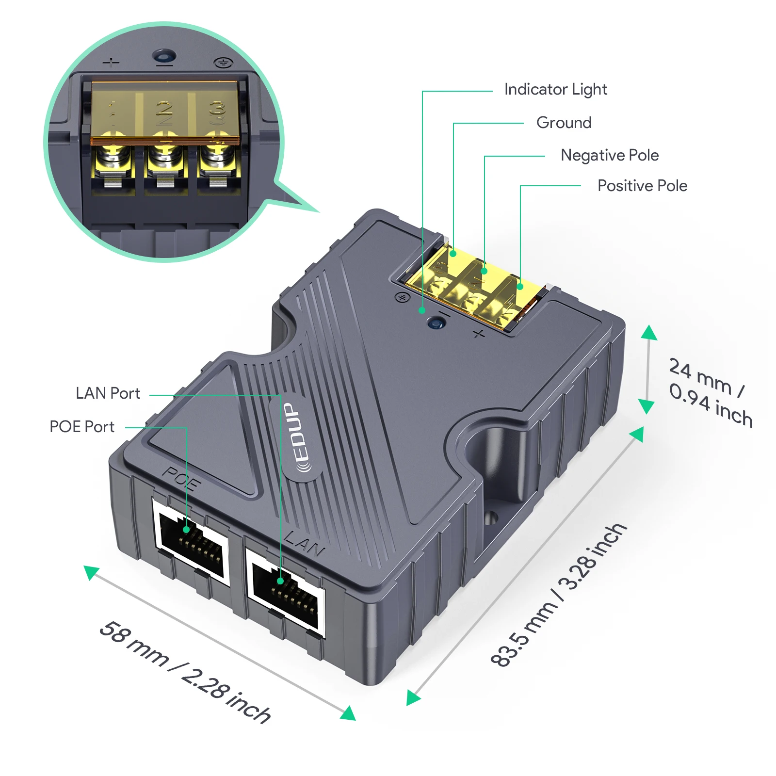 2,4 GHz Draadloos Dongle USB NRF52840 Micro Dev Kit GeeekPi ...