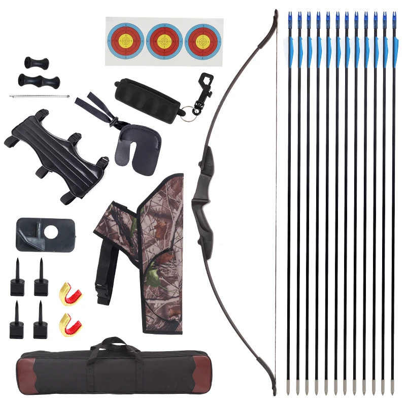 Archery Takedown Recurve Bow And Arrow Set Cs Shooting Game Bow