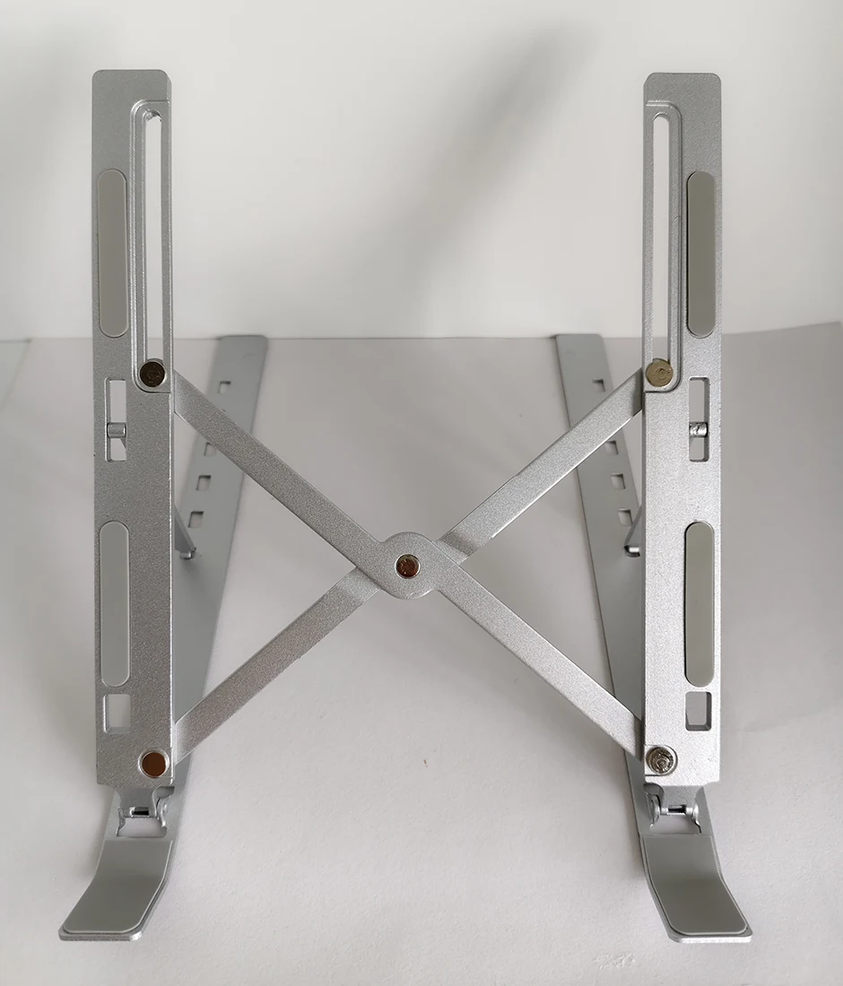 28 Inch Computer Stand Portable Foldable Aluminum Laptop Stand,Ergonomic 6 Levels Angles ...