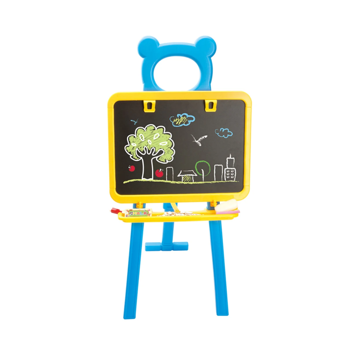 双面画板可调节高度磁性塑料艺术画架儿童绘图板用于绘画 - buy board