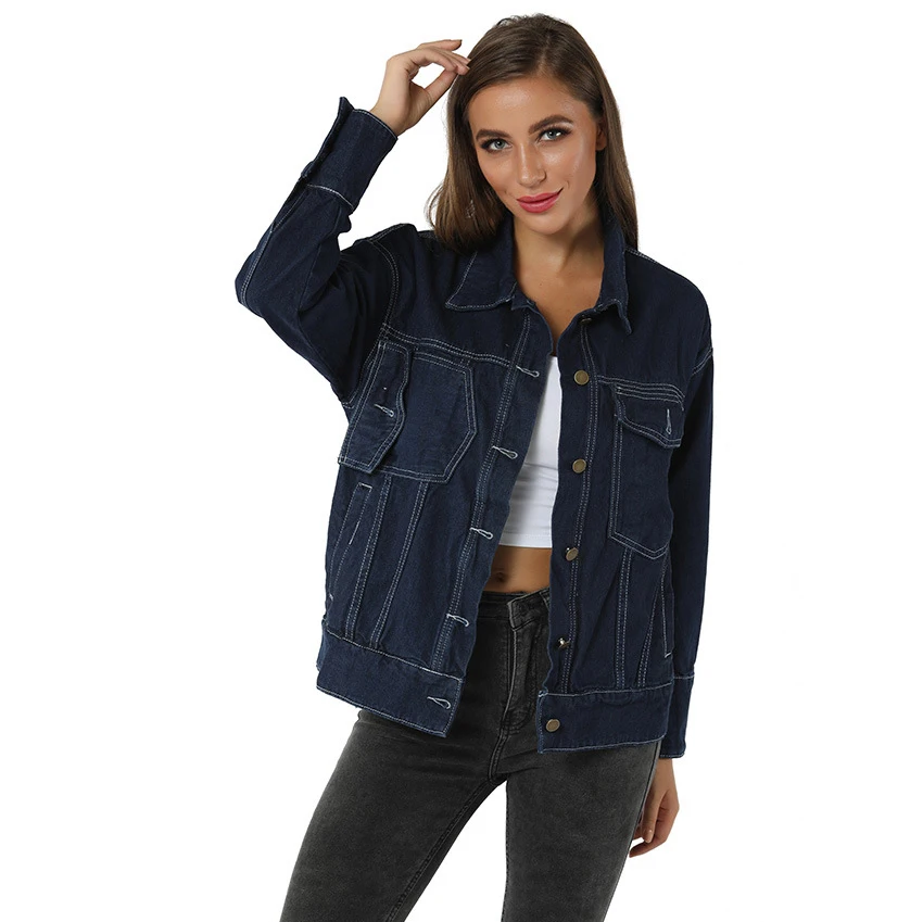 Buy Puff Sleeve Denim Jacket,Ladies 
