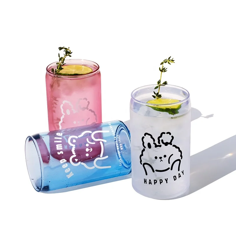 Новинка 2020 прозрачные чашки пластиковые детские стаканы для питья с милым рисунком поддержка OEM/ODM кружки питьевой воды оптовая продажа логотип на