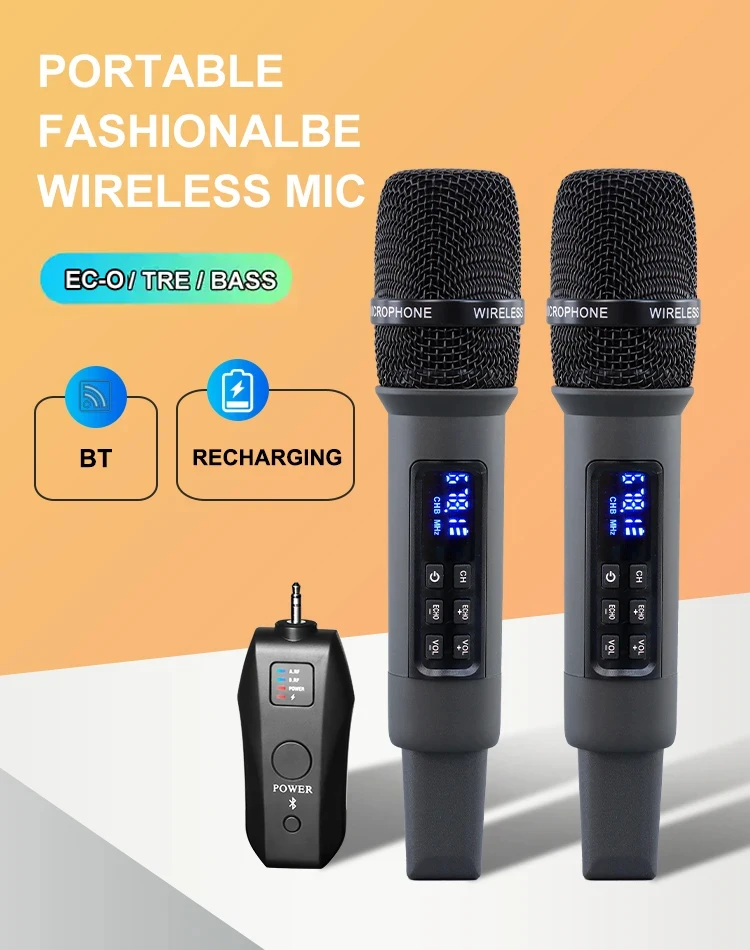 New design rechargeable mic with 3.5 Alibaba