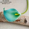 Yellow flower light blue