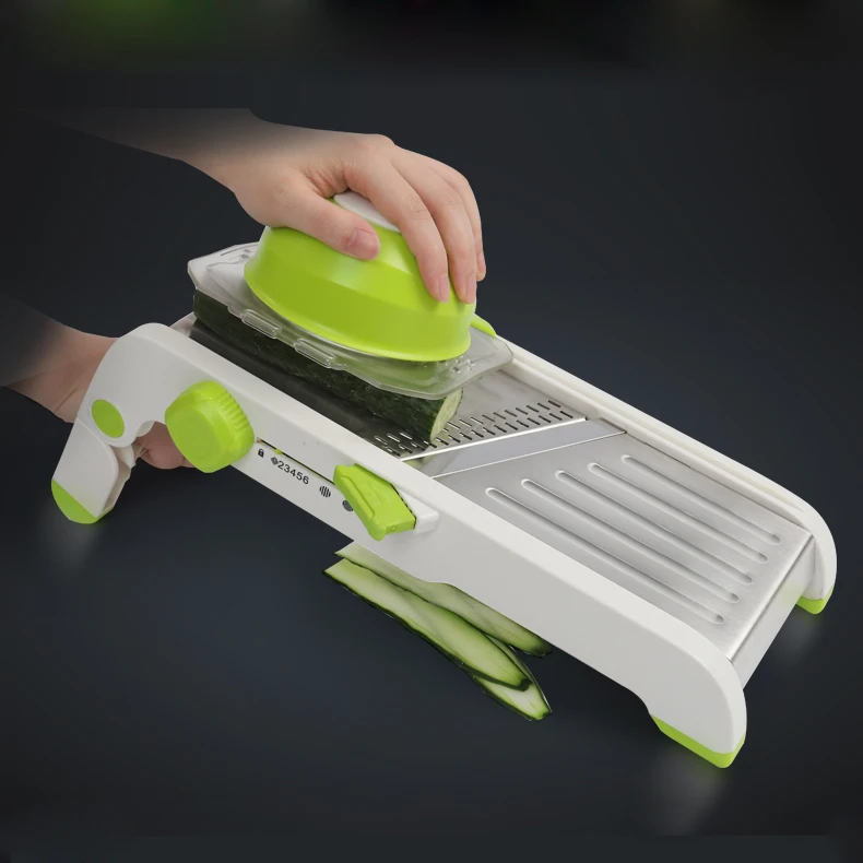 Adjustable Mandoline Slicer Vegetable Cutter Vegetable Fruit Julienne Onion Waffle French Fry Kitchen Cutter Tools