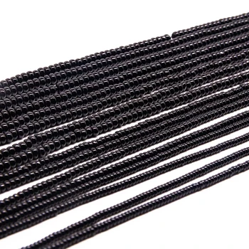 Factory Directly Sell Beads Manufacturer Not Transparent Black Glass Beads For Jewelery Making