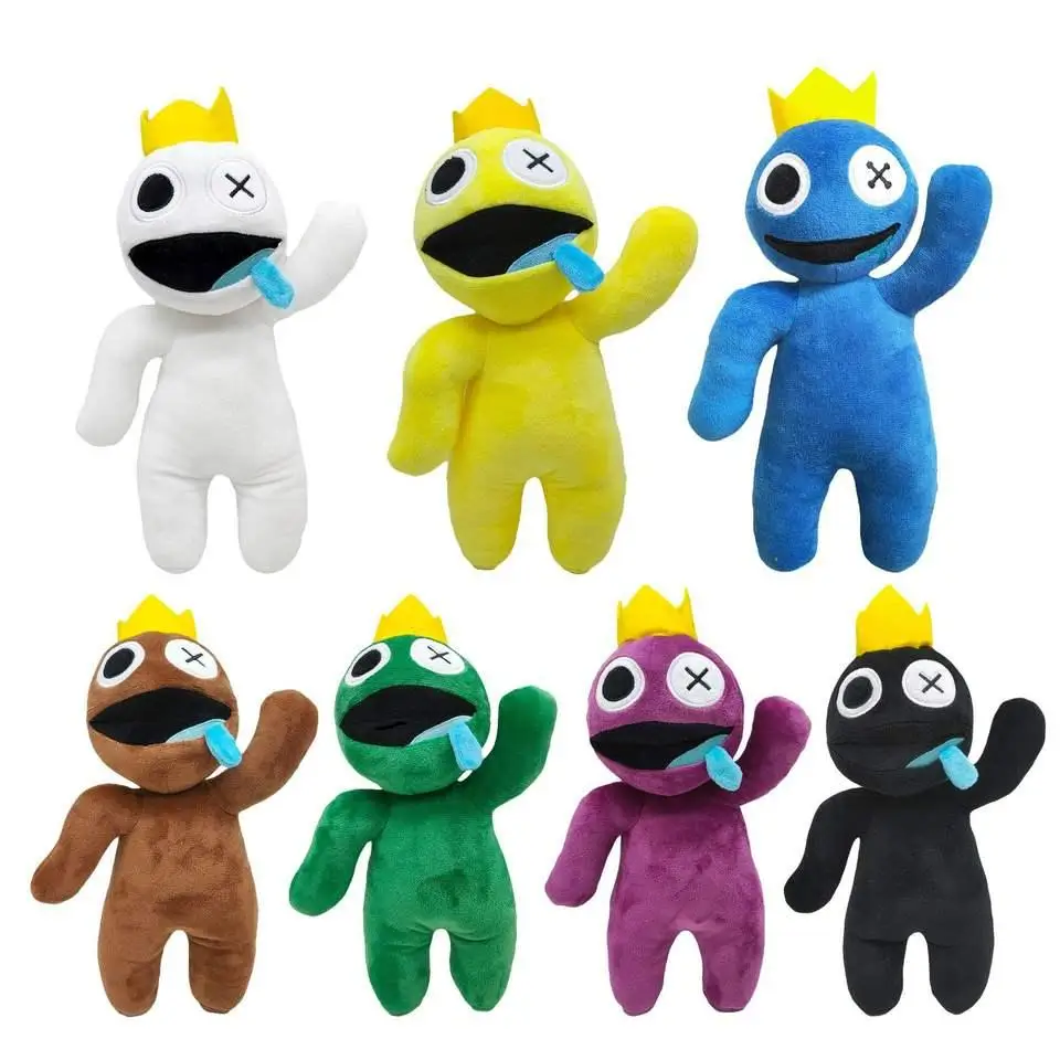 30cm Rainbow Friends Plush Toy Cartoon Game Character Dolls Kawaii Blue  Monster Soft Stuffed Animal Toy for Kids Fans