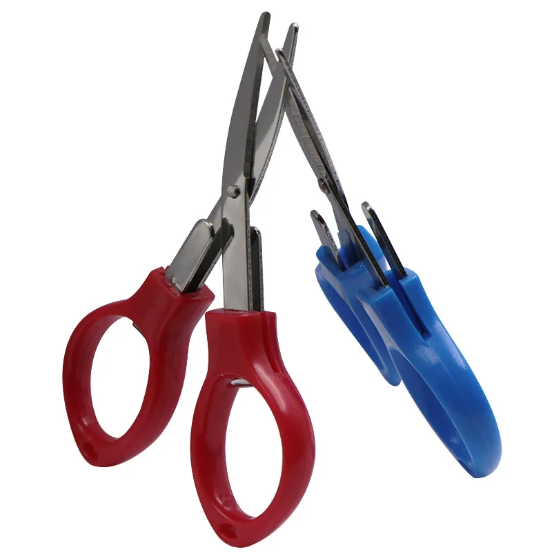 Multi Purpose Pocket Scissors Keychain Foldable Scissors Small Fishing Sewing Tailoring Folding Scissor