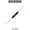 Purple bamboo whip dual-purpose tea pick