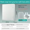 Caja gris de 800x600x250 mm (con cierre redondo)