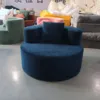 Blu profondo: velluto a coste K604-No.23 colori