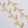 Feuilles dorées-3cm10 yards
