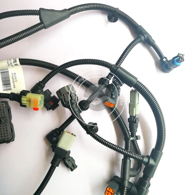 QSB ISBE Diesel Engine Electronic Control Module ECM Wiring Harness 4938672 4933296 5367724