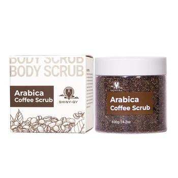 Wholesale Custom Logo Deep Cleaning Dead Sea Salt Brightening Exfoliating Moisturizing Anti Aging Coffee Body Scrub