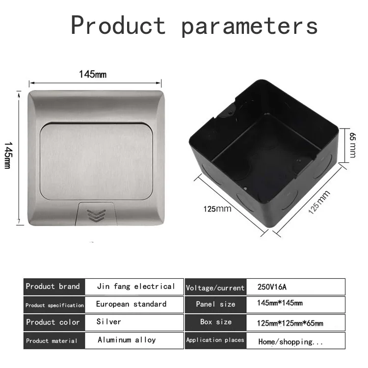 Customized multi-function multimedia socket EU Electrical Outlet Socket  Pop up the audio and video socket