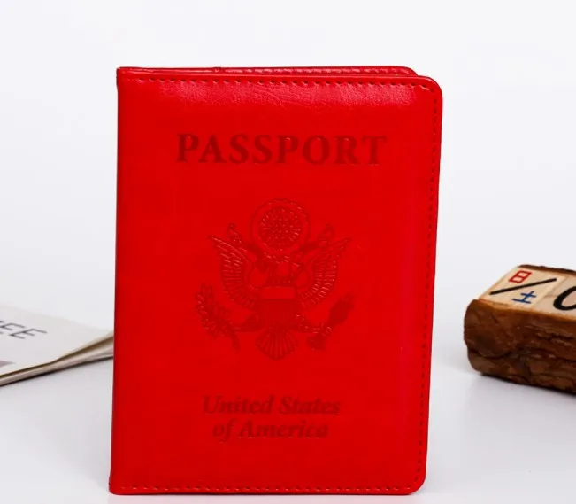 Set Da Viaggio 2 Portapassaporti Con Blocco RFID E 2 Targhette Bagagli In Pelle PU, Blu, Per Uomo E Donna