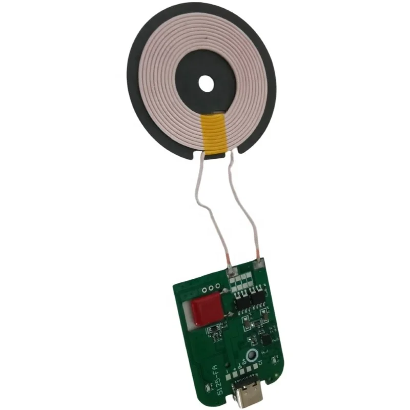 OEM 3 Transmitter Qi Wireless Power Bank Charger Air Core Receiver Pad Transmission Coil Coupled Inductor for Smart Mobile Phone