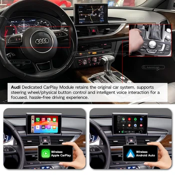 Wireless Apple CarPlay Android Auto Decoder Module Kit for Audi A3