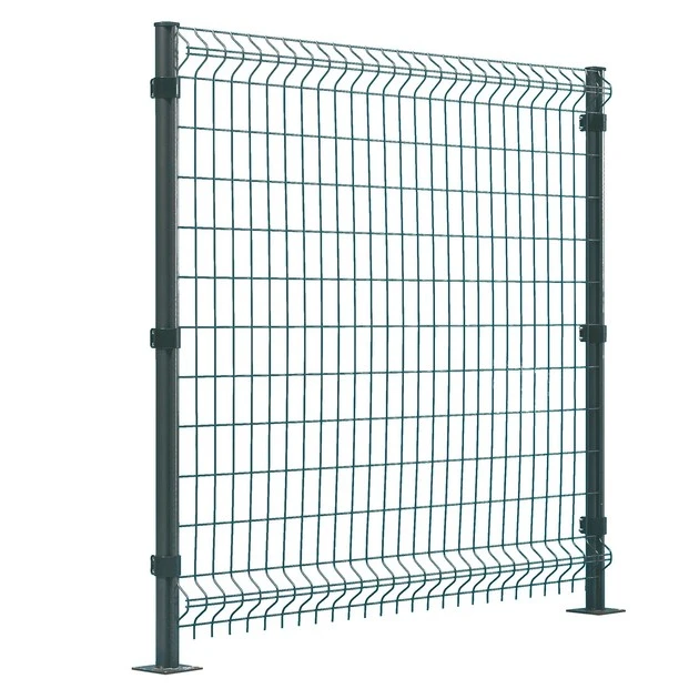 Curved Hot Dip Galvanized Peach Post Mesh Fence Coated Welded 3D PVC Fencing, Trellis & Gates Iron Metal RAL Colors Not Support