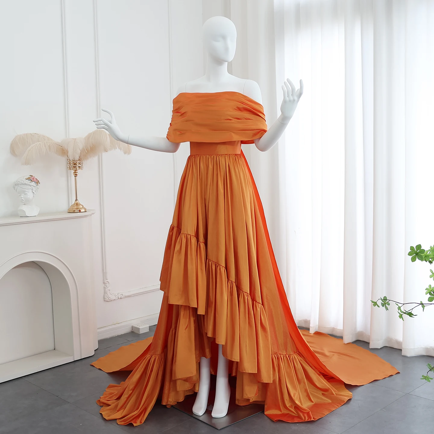 midriff formal dresses BEJEWELED MIDRIFF CUT OUT GOWN main image 0