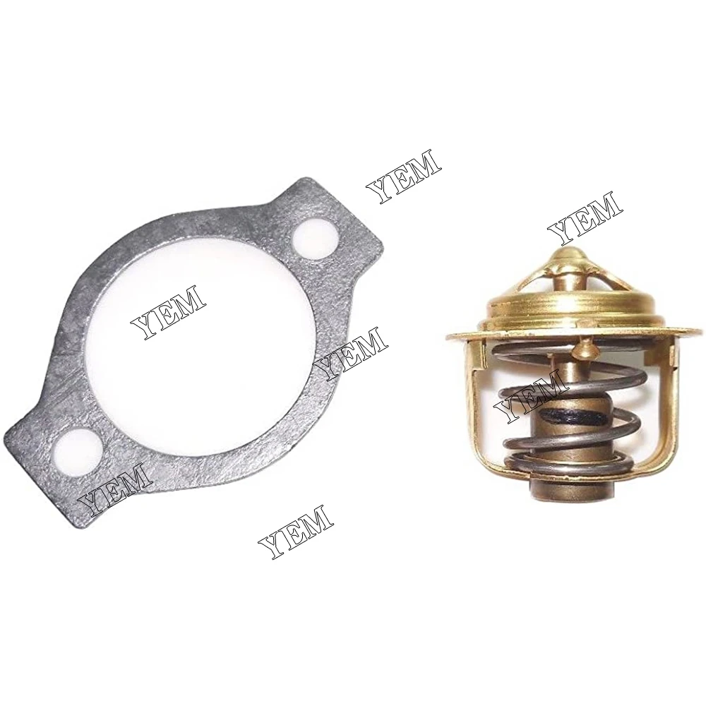 New Thermostat & Gasket 160 F Fits for Yanmar Tractor YM147 YM147D YM169 YM169D Engine Parts